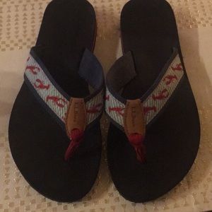 LL Bean Lobster Flip Flops! Like New!!